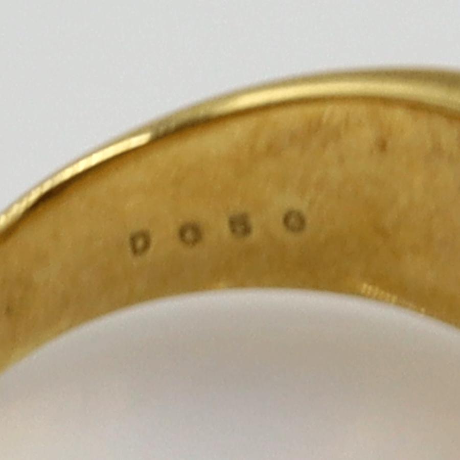 750サンゴダイヤモンドリング D0.50ct リングサイズ18号 重量10.13g(石の重量含む) レディース(中古)