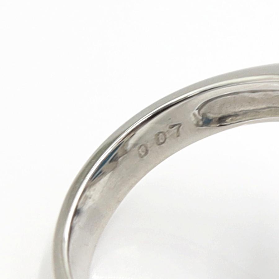 Pt900トルコ石ダイヤモンドリング D0.07ct リングサイズ13号 重量15.05g(石の重量含む) レディース(中古)