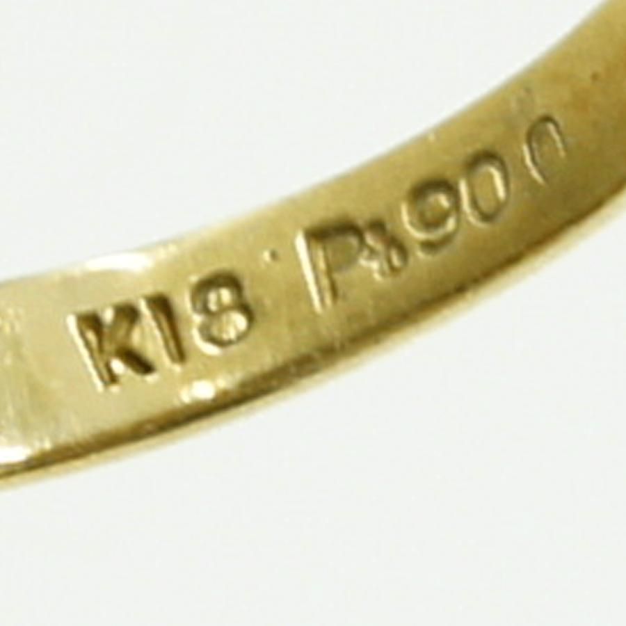 K18/Pt900ファッションリング リングサイズ7号 重量2.98g レディース(中古)