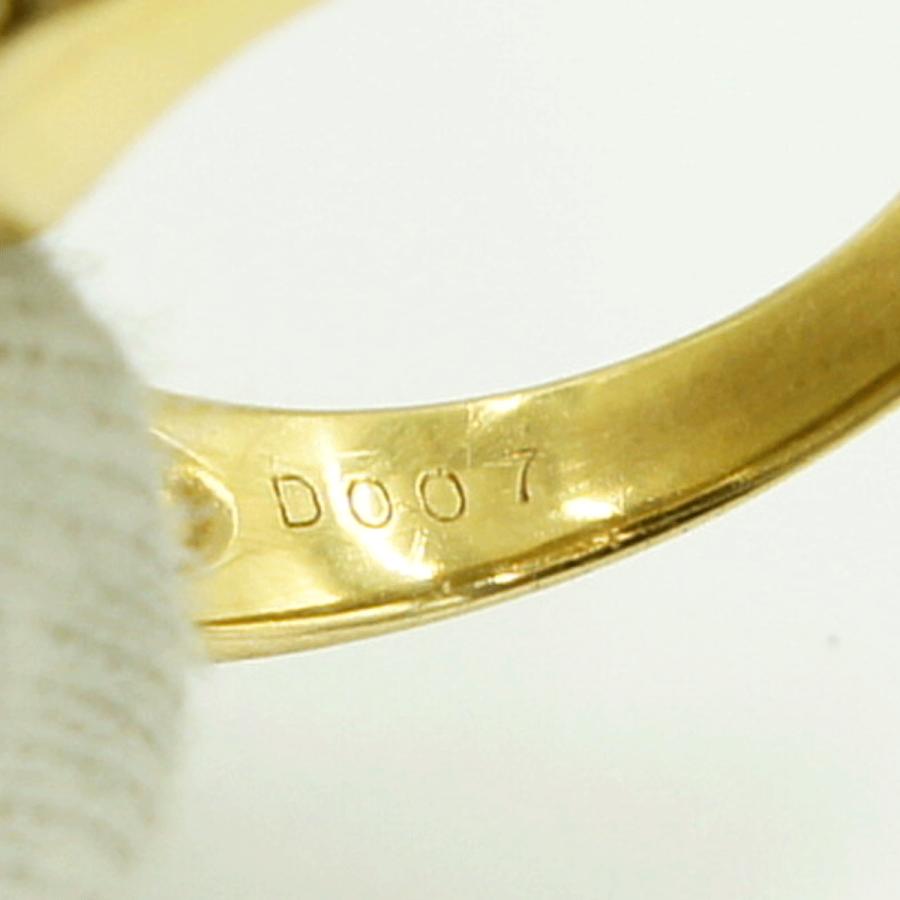 K18/Pt850ダイヤモンドリング D0.07ct リングサイズ13号 重量6.03g(石の重量含む)(中古)