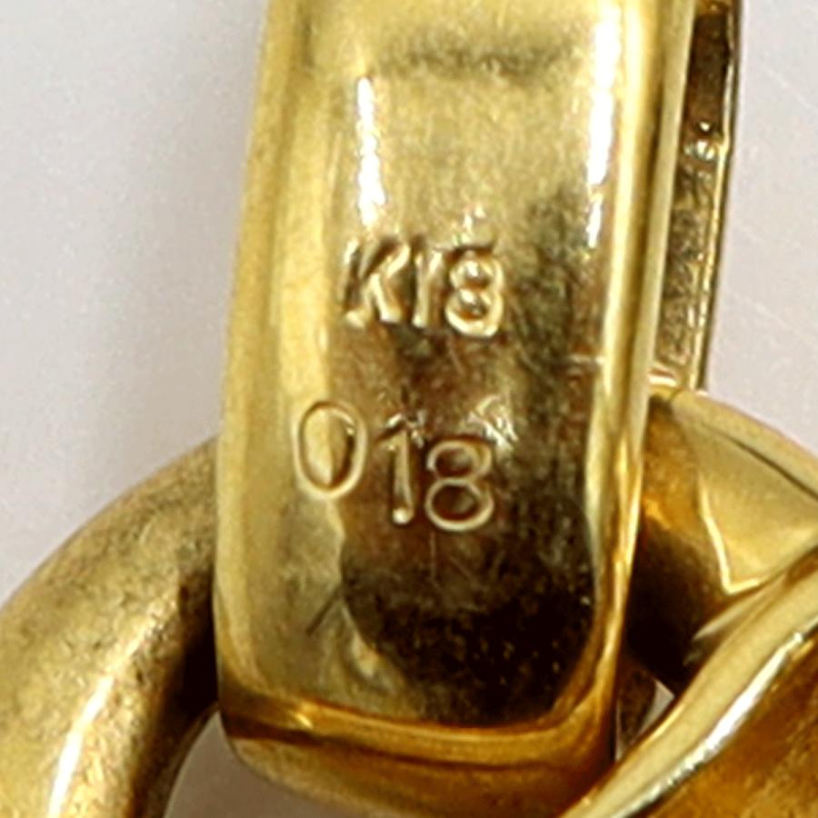 K18オニキスダイヤモンドペンダントトップ D0.18ct 重量8.40g(石の重量含む) レディース(中古)