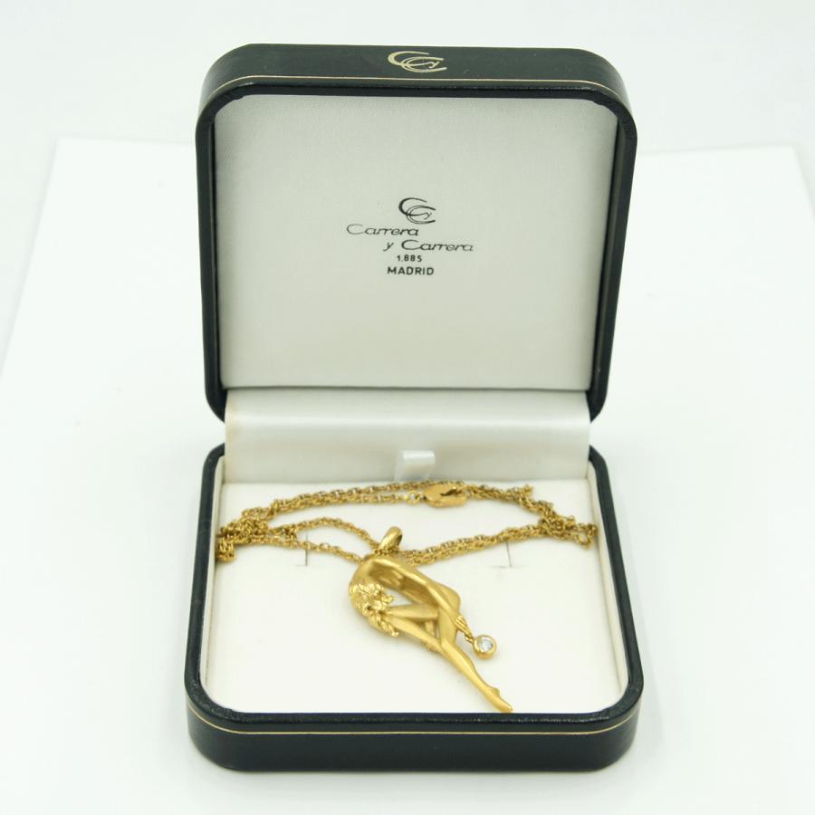 カレライカレラ(Carrera y Carrera)カレライカレラ750ネックレス「女神」 ネックレスサイズ 約44cm レディース(中古)