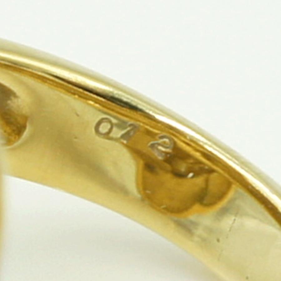 K18パール/メノウリング パール9.0mm リングサイズ13号 重量15.11g(石の重量含む) レディース(中古)