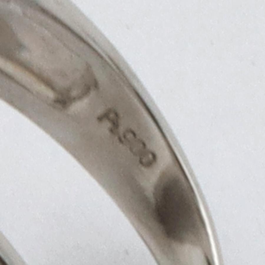 Pt900南洋球リング P13.5mm リングサイズ11号 重量20.50g(石の重量を含む) (中古)