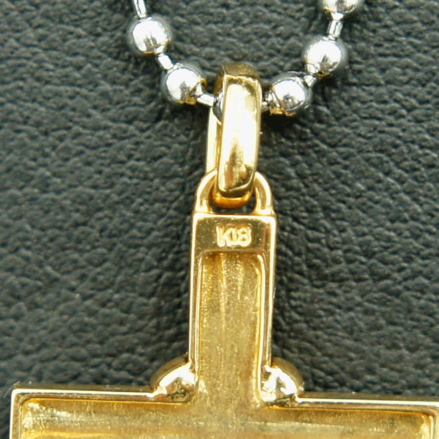 K18クロスペンダントトップ 重量2.22g レディース(中古)