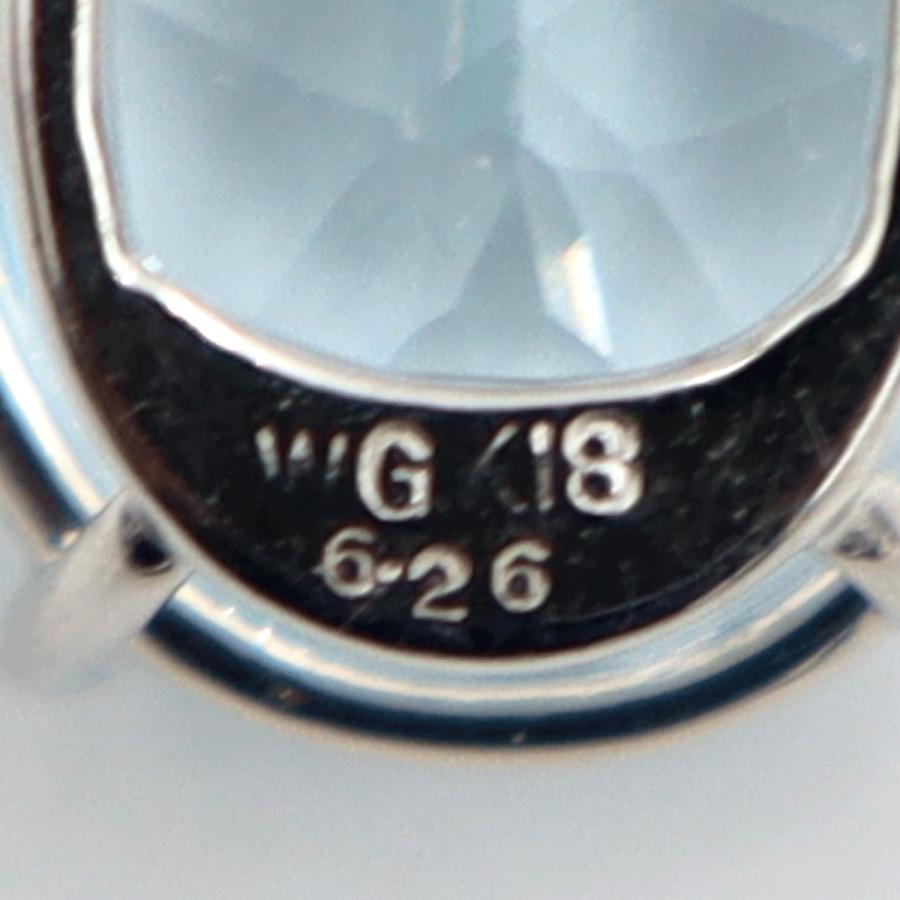 K18WGブルートパーズネックレス BT6.26ct ネックレス長さ39cm 重量3.79g(石の重量含む) レディース(中古)