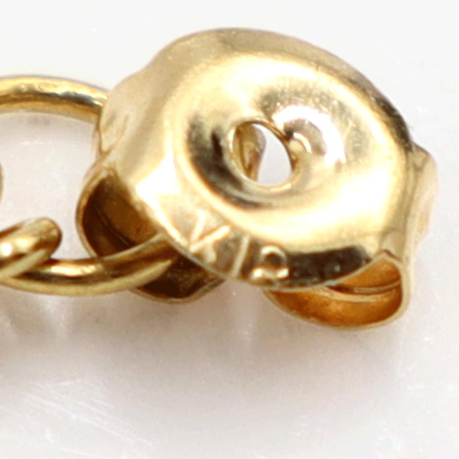 K18デザインピアス 重量3.26g(両耳合計) (中古)