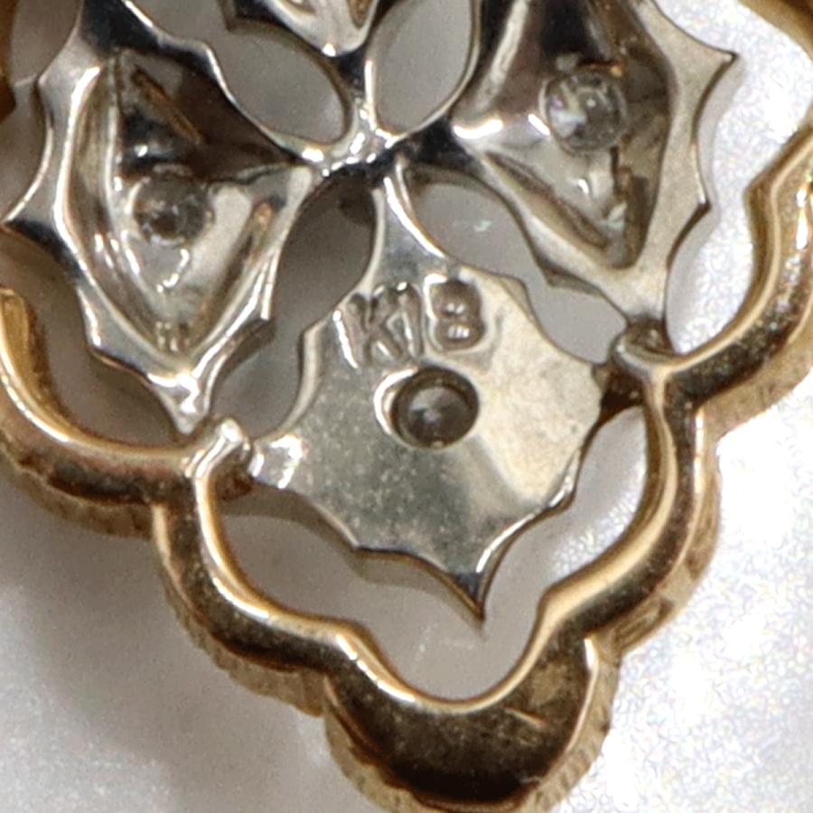 エトワジュエリー(et toi) K18WG/K18ダイヤモンドネックレス ネックレス長さ40cm 重量3.98g(石の重量含む) レディース(中古)