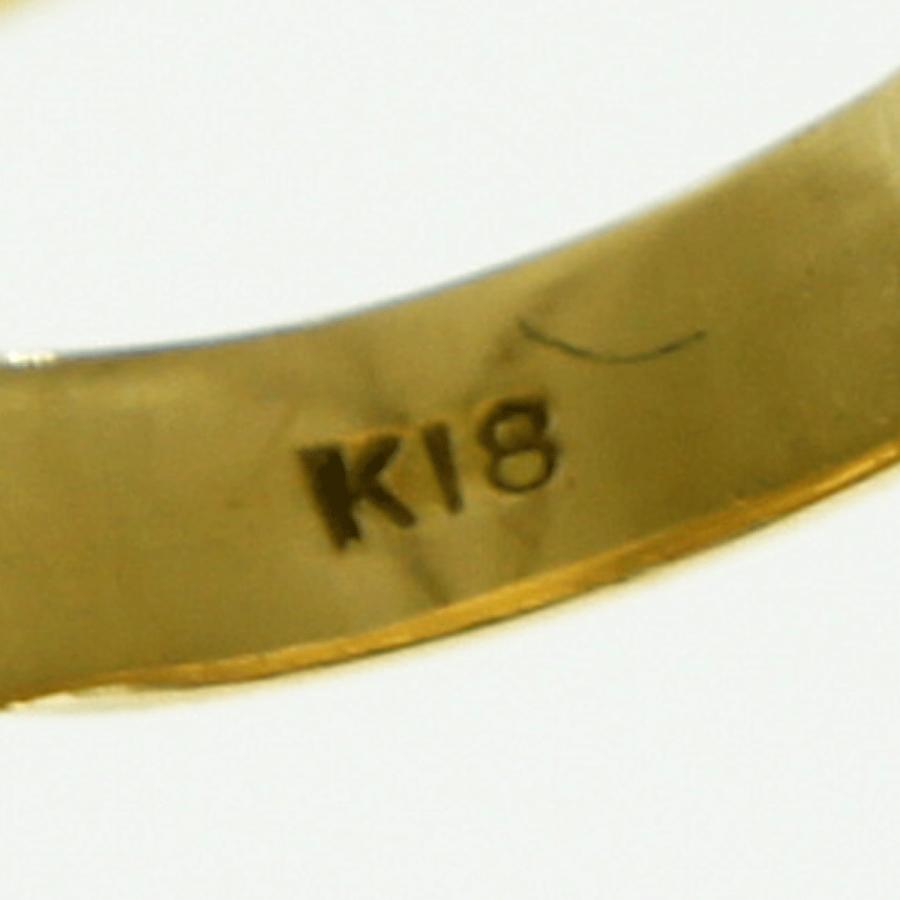 K18ファッションリング リングサイズ13号 重量5.72g レディース(中古)