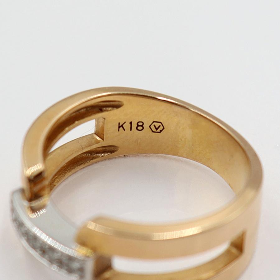 ヴァンドーム青山(VENDOME AOYAMA) K18ダイヤモンドリング #12号 重量6.67g(石の重量含む) レディース(中古)