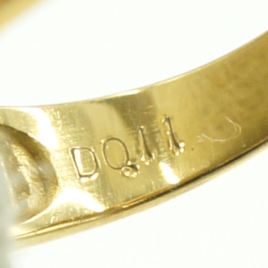 K18/Pt850ダイヤモンドリング 「バタフライ」 リングサイズ11号 重量4.33g(中古)