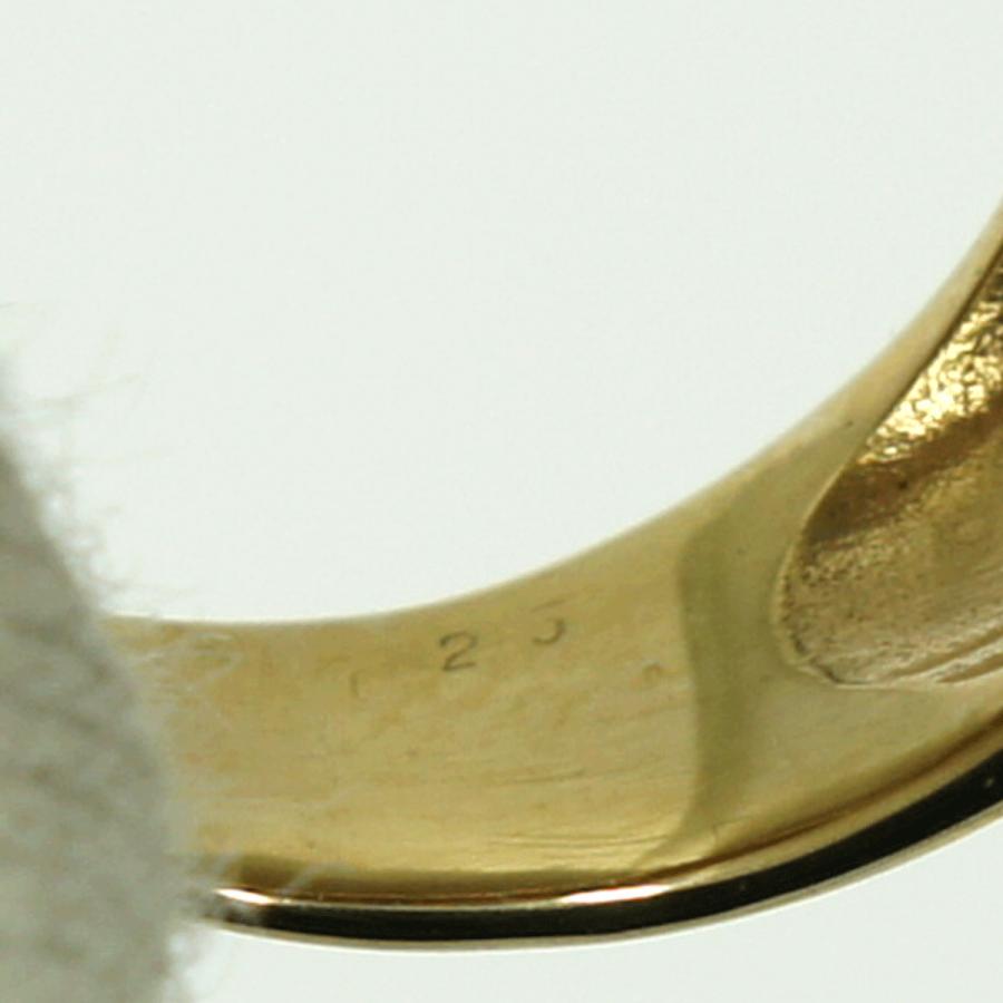 K18ダイヤファッションリング D0.25ct リングサイズ9号 重量6.08g(石の重量含む)(中古)