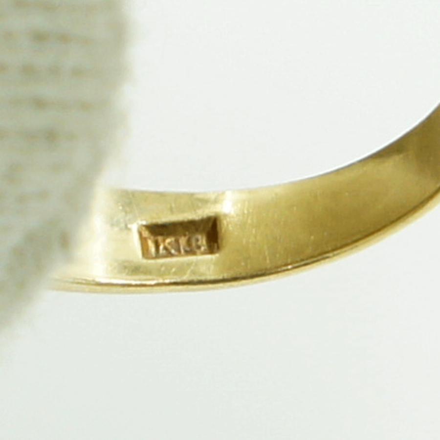 K18ファッションリング リングサイズ11号 重量2.79g レディース(中古)