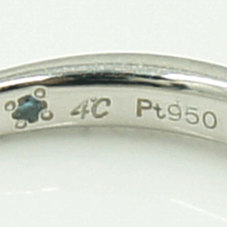 ヨンドシー(4℃) Pt950ファッションリング リングサイズ18号 重量4.46g レディース(中古)