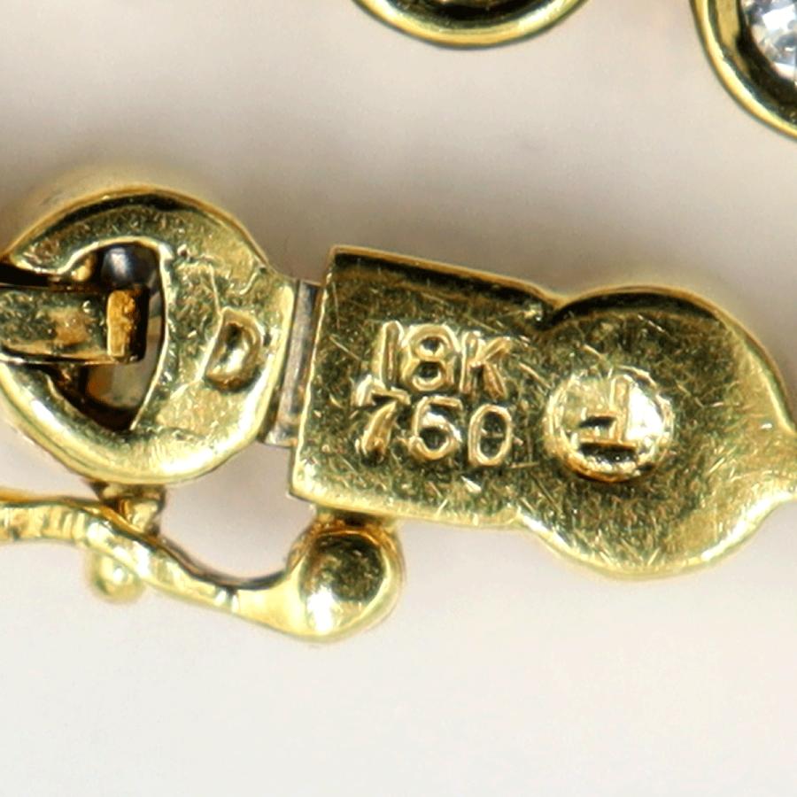 750ダイヤモンドブレスレット D2.37ct 長さ16.5cm 重量13.89g(石の重量含む)(中古)