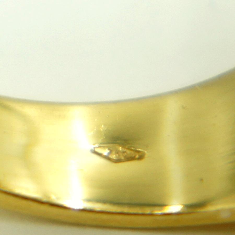 750ヨーロピアンリング スリーカラー「フラワー・花」リング14号 重量10.67g レディース(中古)