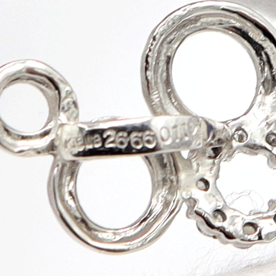 K18WGカルセドニーペンダントトップ BC26.66ct D0.114ct 重量9.67g ブルーカルセドニー レディース(中古)