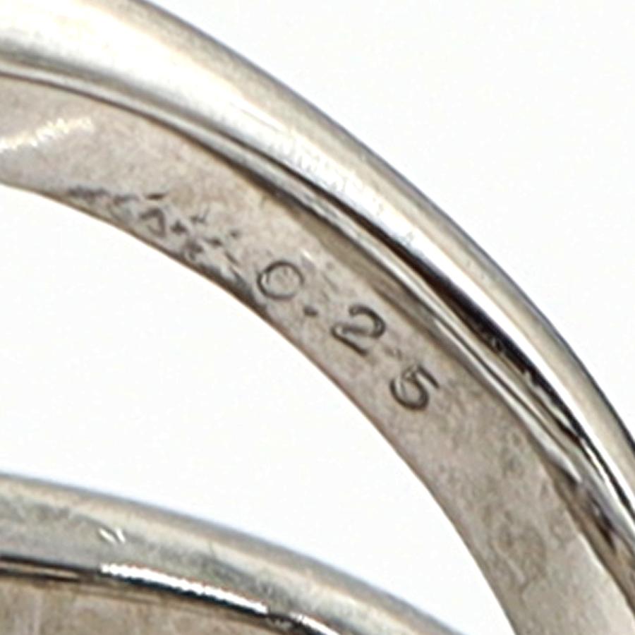 K18WGクンツァイトリング「フラワー」 5.72ct リングサイズ15号 重量20.48g(石の重量含む) レディース(中古)