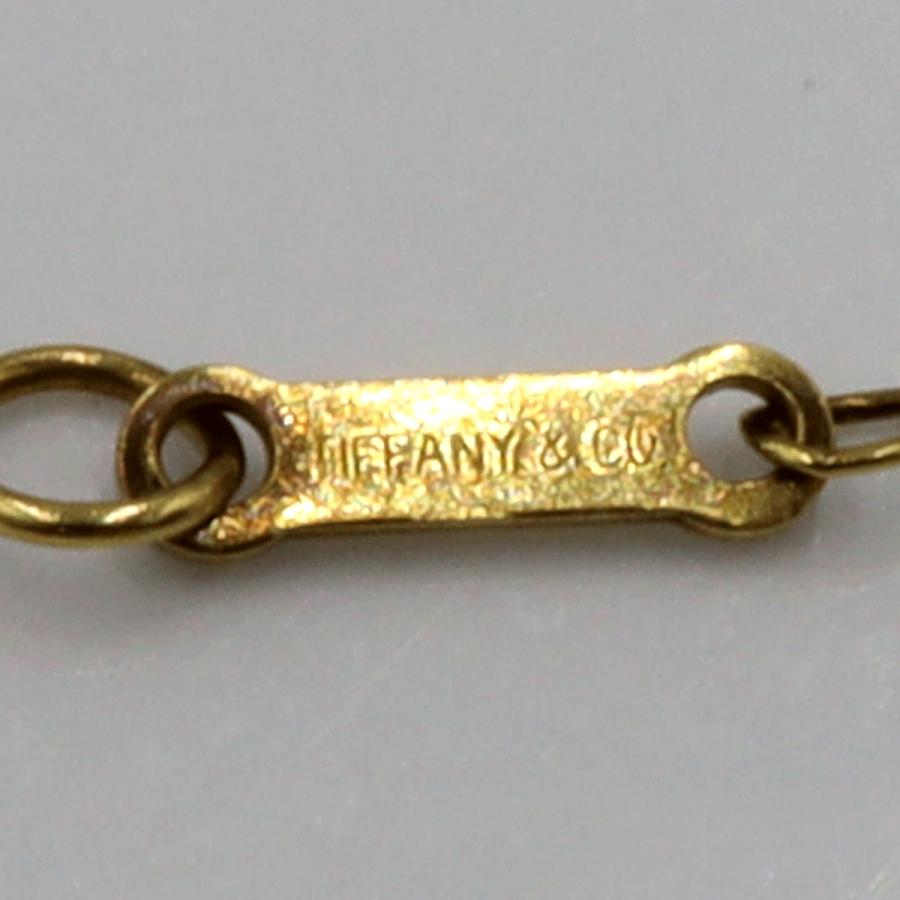 ティファニー(Tiffany & Co)750ビーンズネックレス 重量5.30g レディース(中古)