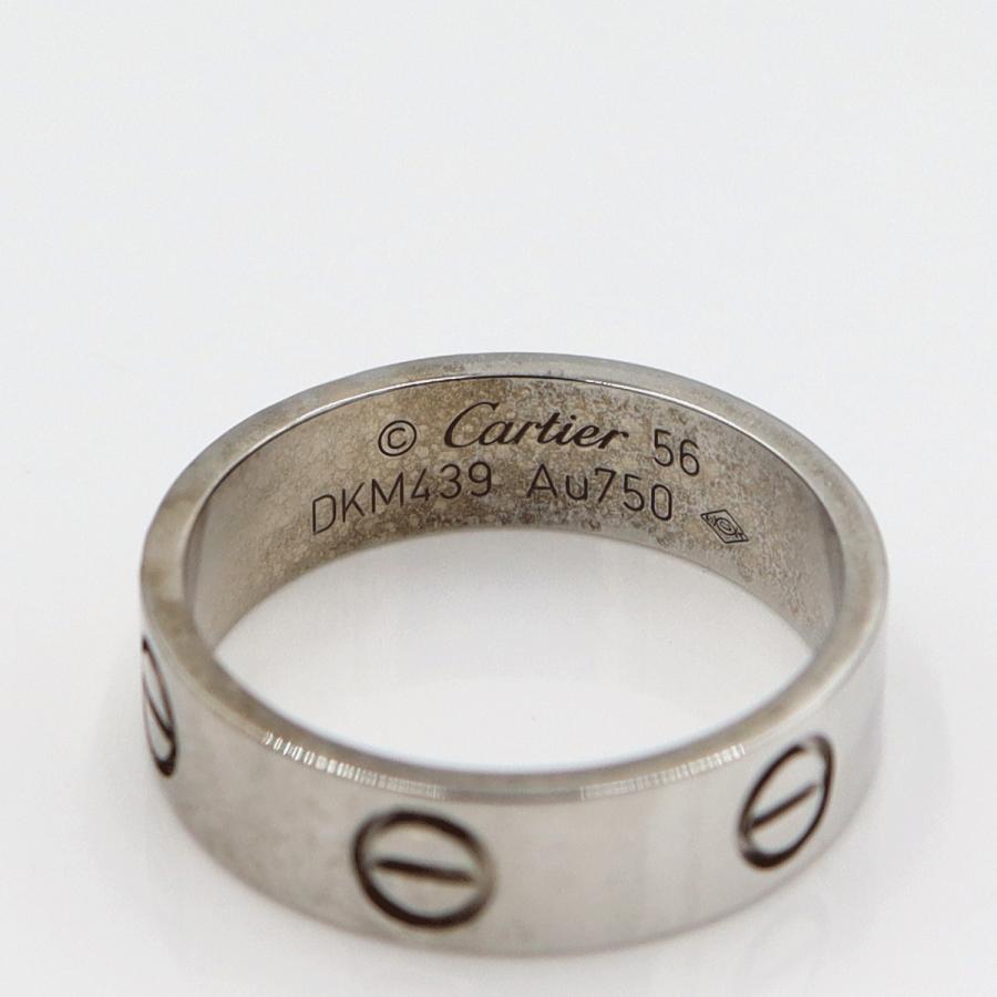 カルティエ(CARTIER)750WGラブリング リングサイズ56(16号) 重量6.39g ホワイトゴールド レディース(中古)
