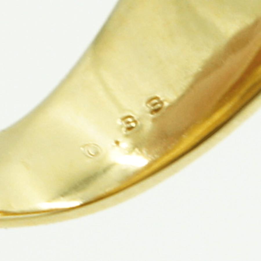 石川義雄(イシカワ ヨシオ) K18ダイヤモンドリング「バラ」 D0.33ct リングサイズ14号 重量9.77g(石の重量含む) 薔薇 レディース(中古)