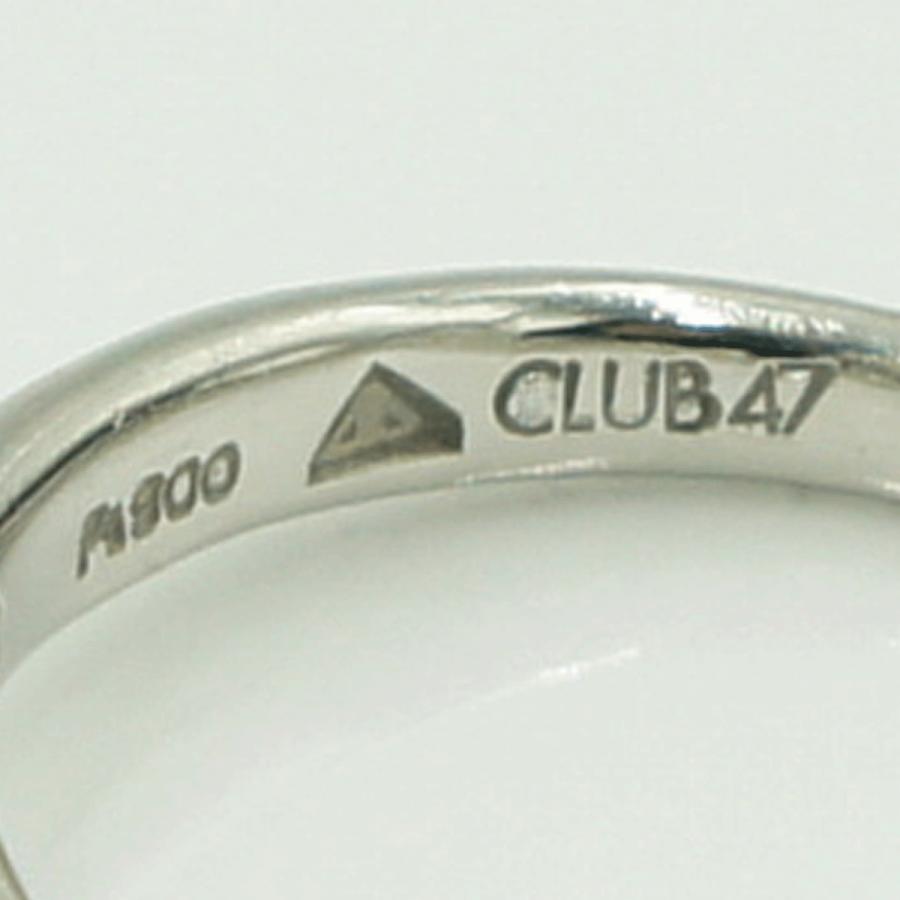 Pt900ハートダイヤモンドリング D0.630ct リングサイズ8号 重量4.98g(石の重量含む)(中古)