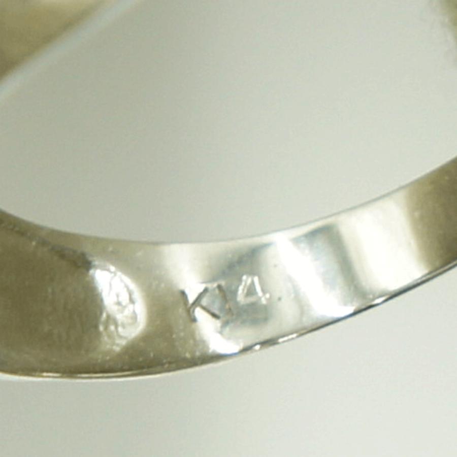 K14ファッションリング リングサイズ12号 重量1.74g レディース(中古)