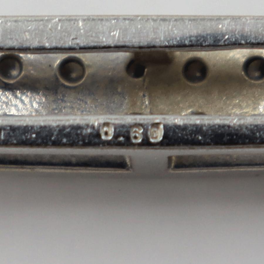 K18WGダイヤペンダントネックレス D0.60ct ネック長さ約44cm 重量5.56g(石の重量含む)(中古)