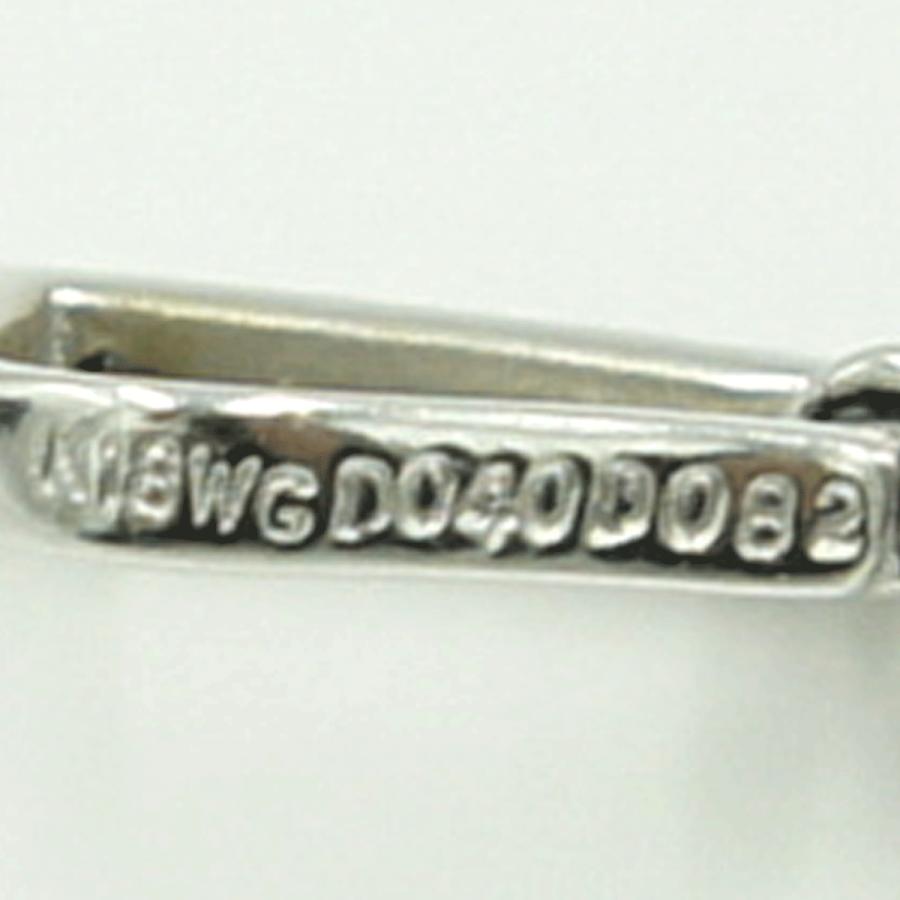 K18WGブラックダイヤモンドペンダントトップ BD0.82ct D0.40ct 重量4.06g(石の重量含む)(中古)