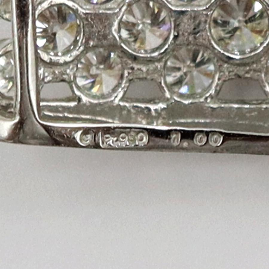 Pt900ダイヤモンドペンダントトップ D1.00ct 重量2.54g(石の重量含む)(中古)