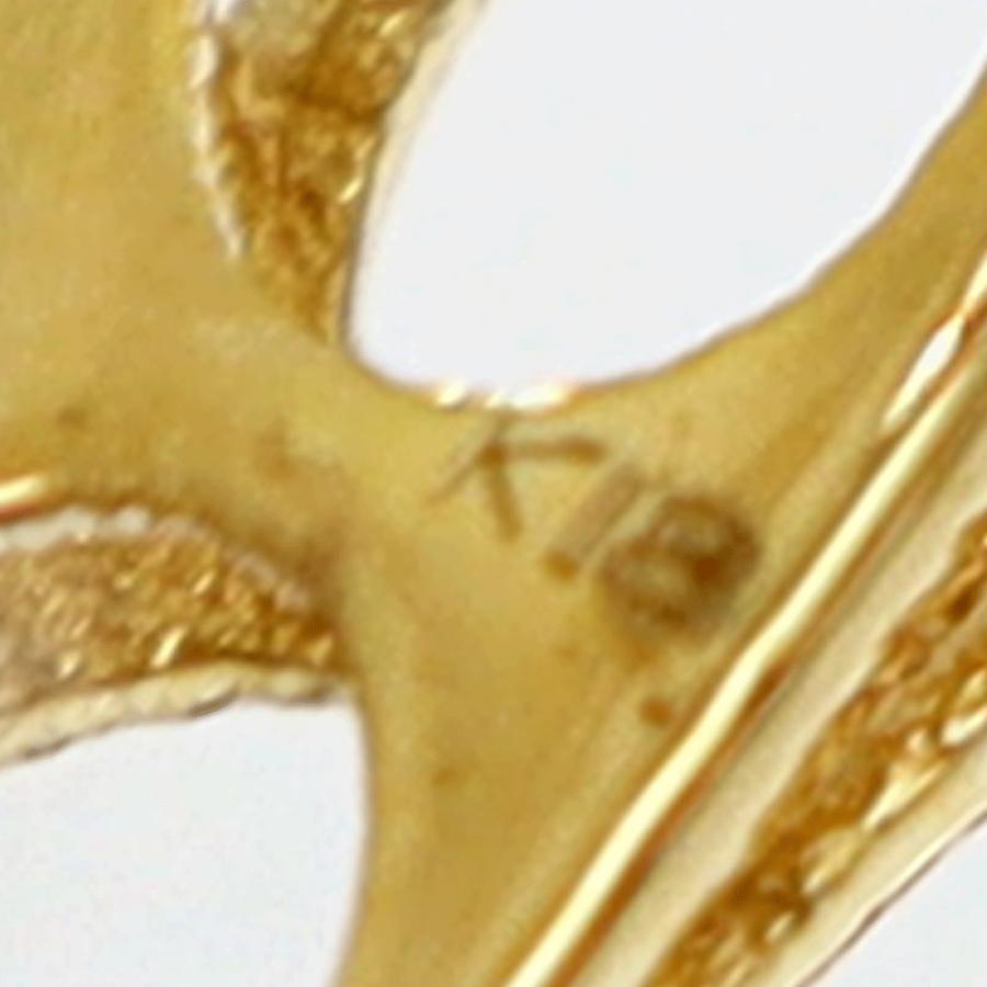 K18パールペンダントトップ 2WAYリバーシブル パールサイズ約7.7mm 重量2.12g(石の重量含む) (中古)