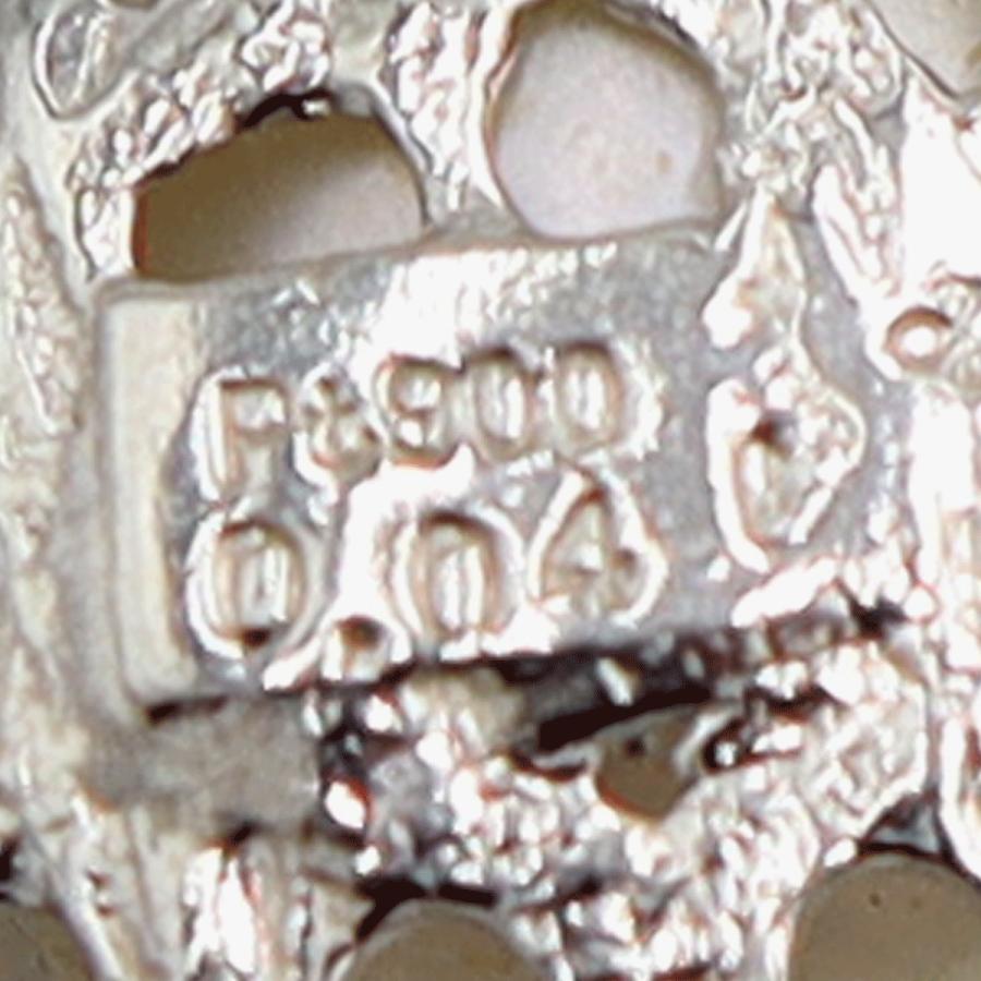 Pt900パールダイヤモンドペンダント D0.04ct パールサイズ9.5mm 重量7.95g(石の重量含む) (中古)