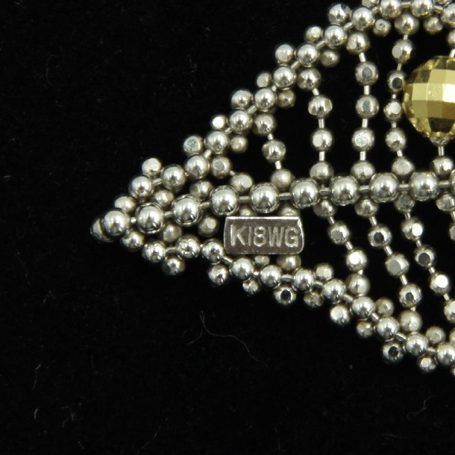 K18WG/K18ペンダントトップ 重量2.82g レディース(中古)