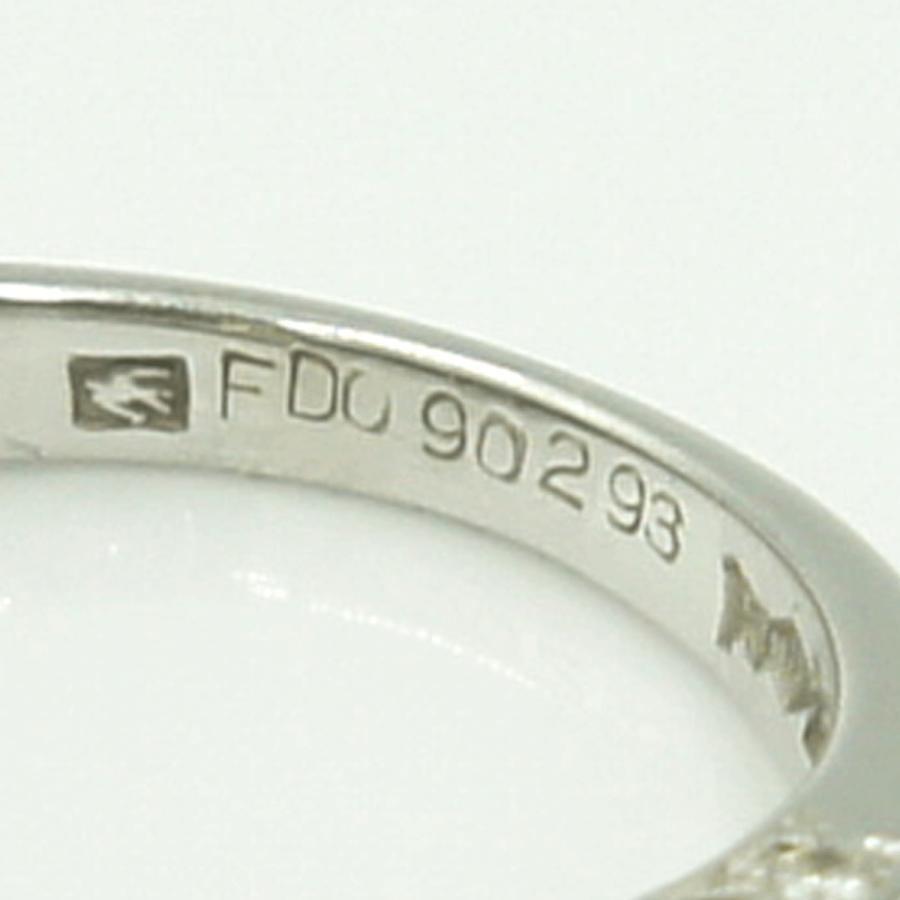 Pt900ダイヤモンドリング D0.55ct D0.46ct リングサイズ12号 重量8.30g(石の重量含む)(中古)
