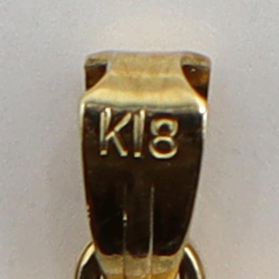 K18枠メノウカメオペンダントトップ 重量2.23g レディース(中古)