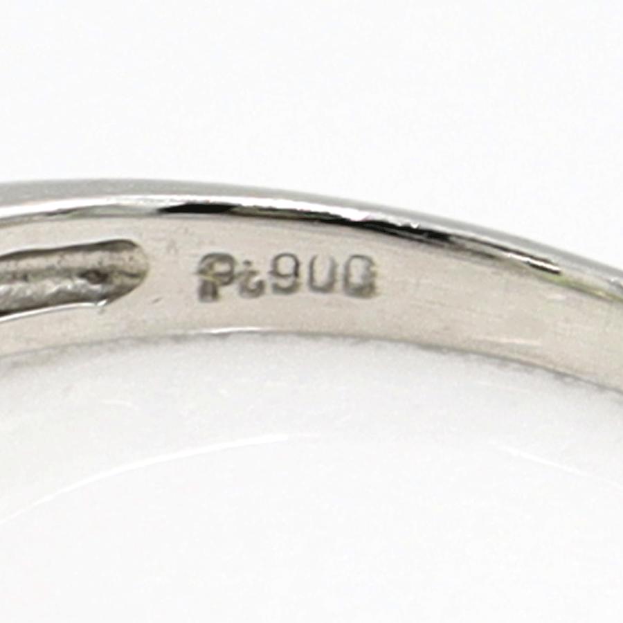 Pt900ペリドットダイヤモンドリング PD3.20ct D0.22ct リングサイズ14号 重量5.74g(石の重量含む) レディース(中古)