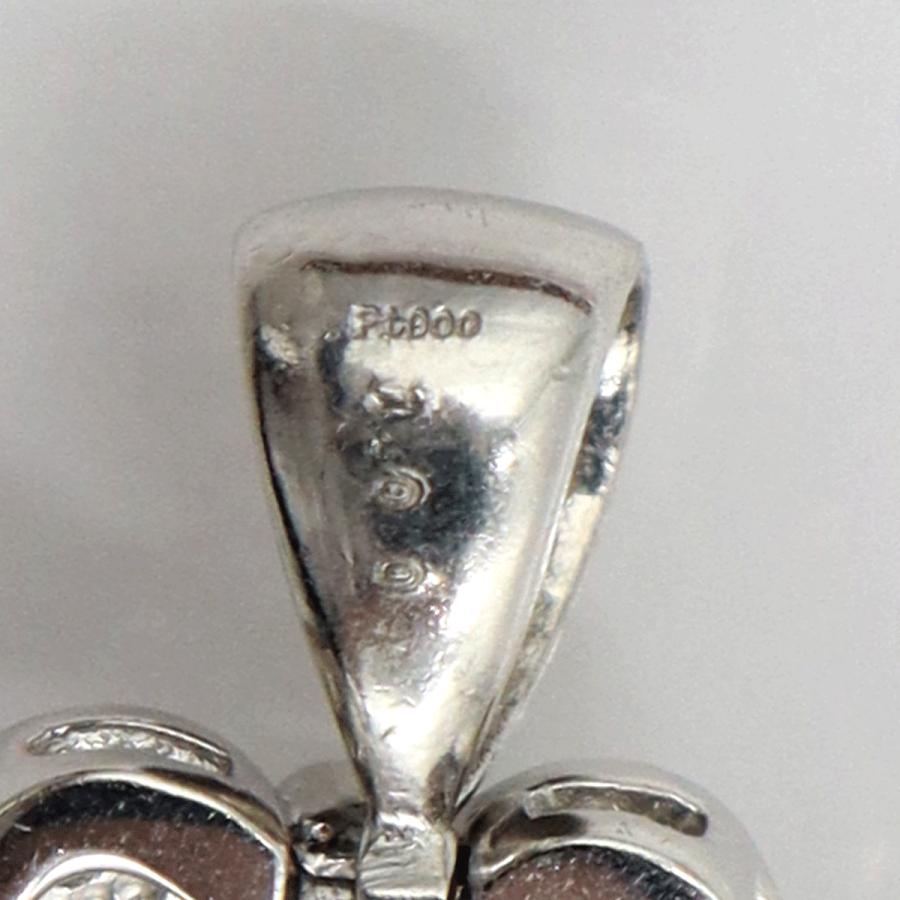 Pt900ダイヤモンドペンダントブローチ D1.00ct 重量13.0g(石の重量含む)(中古)