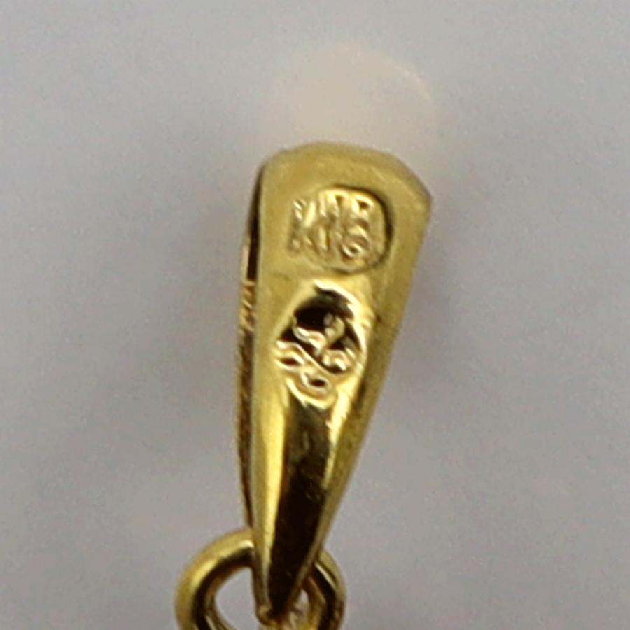 K18サファイアダイヤモンドペンダントトップ D0.54ct 重量2.35g(石の重量含む) レディース(中古)