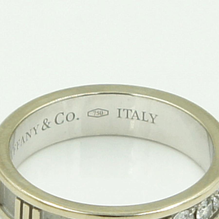 ティファニー(Tiffany & Co.) 750 アトラスダイヤリング リングサイズ11号 重量4.51g(石の重力含む) レディース(中古)