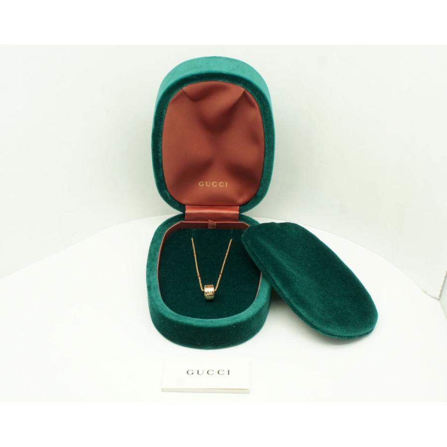 グッチ(GUCCI) Gアイコン インターロッキングG ブロッサム Au750(イエローゴールド) 重量7.5g レディース(中古)
