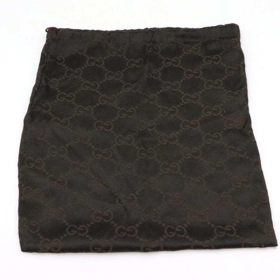 グッチ(GUCCI)GGキャンバス ボディバッグ 92543 ブラック 黒 ウエストバッグ コンパクトサイズ レディース(中古)