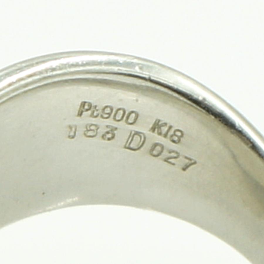 Pt900/K18トルマリンダイヤモンドリング T1.83ct D0.27ct リングサイズ13号 重量13.42g(石の重量含む) レディース(中古)
