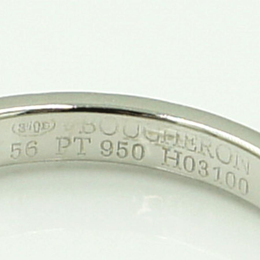 ブシュロン(BOUCHERON) PT950クルドパリダイヤリング リングサイズ 56(17号) 重量5.11g(石の重量含む) レディース(中古)