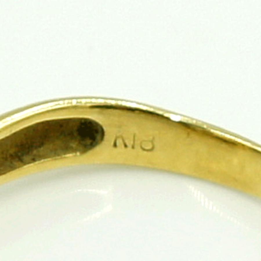 K18ファッションリング「ドルフィン」 リングサイズ12号 重量3.23g レディース(中古)