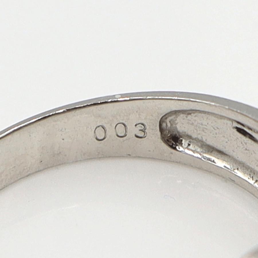 Pt900ダイヤモンドリング D0.03ct リングサイズ12号 重量4.43g(石の重量含む) (中古)