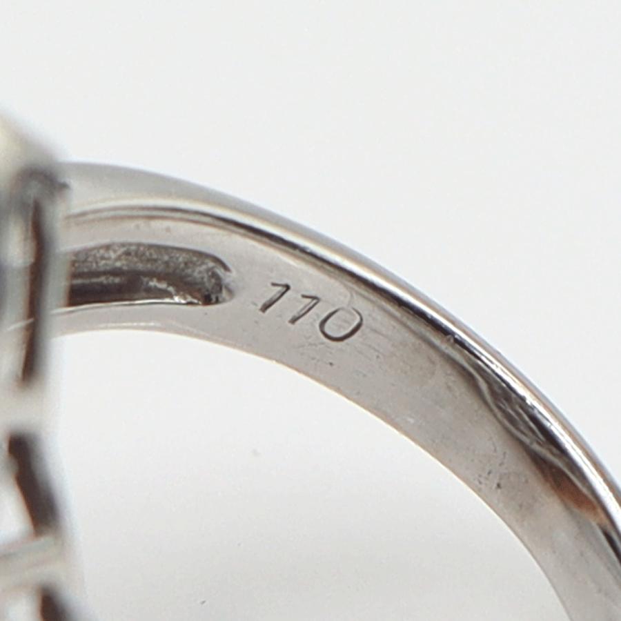 Pt900サファイアリング S1.80ct D1.10ct リングサイズ12号 重量10.84g(石の重量含む) レディース(中古)