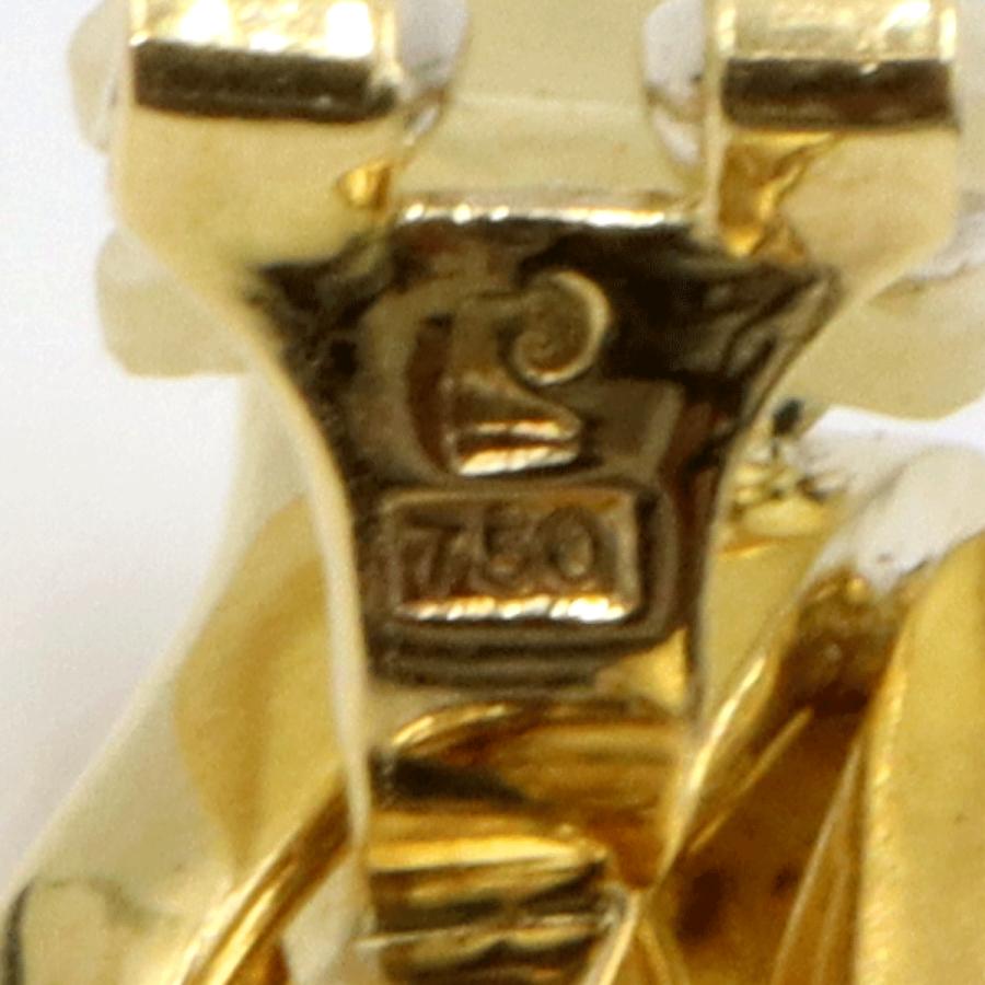 ピエール・カルダン(pierre cardin)750ダイヤモンドイヤリング 重量13.88g(両耳合計・石の重量を含む) レディース(中古)