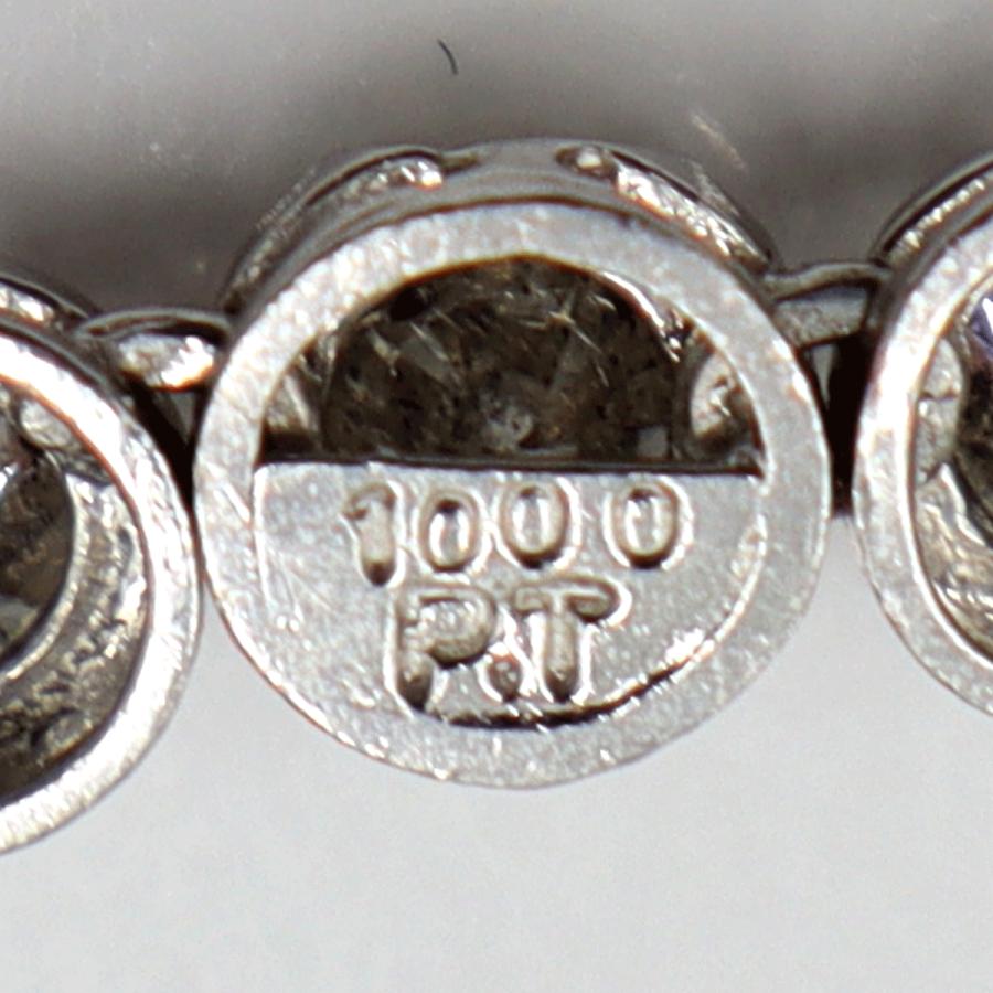 Pt850ダイヤモンドチョーカー D5.00ct チョーカー長さ:約40cm 重量16.89g(石の重量含む)(中古)