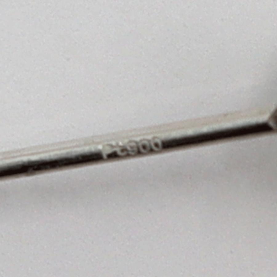 Pt900ダイヤモンドピアス D0.15ct 重量9.70g(両耳・石の重量含む)(中古)