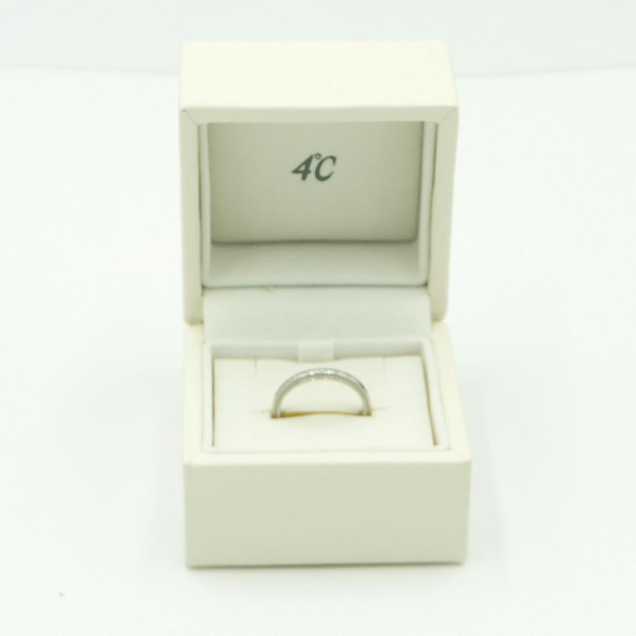 ヨンドシー(4℃) Pt950ダイヤモンドリング リングサイズ10号 重量3.52g(石の重力含む) レディース(中古)